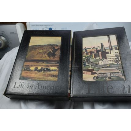 LIFE IN AMERICA 1951 Metropolitan Museum of art 2 BOOK SET Marshall B. Davidson.
