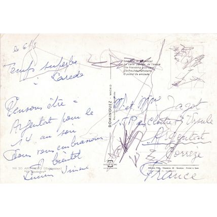 Ampuero El Encierro Spain Postcard used creased