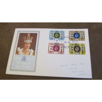 Philart 1977 GB FDC Cover -Queen Elizabeth Royal Silver Jubilee - London