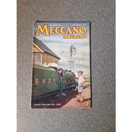 Meccano Magazine November 1949
