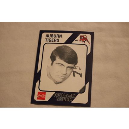 Richard Cheek 1989 Collegiate Collection Auburn NO. 543