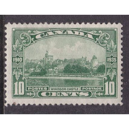 Canada 1935 Silver Jubilee Windsor Castle 10c Mint Hung SG 339 VGC