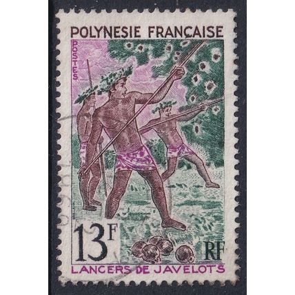 French Polynesia 1967 SG 69 Used (D-100 (14))