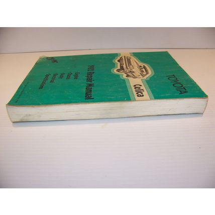 1982 TOYOTA CELICA REPAIR MANUAL USA / CANADA PUB 36150