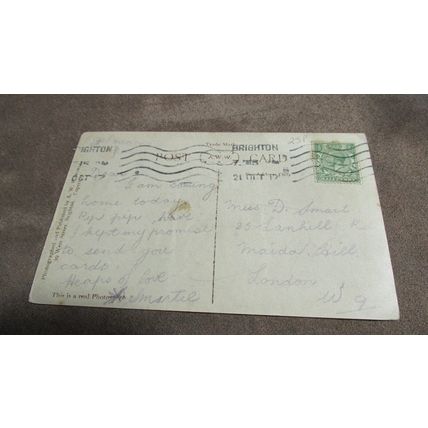 1906 fr Real Photographic Postcard - Black Rock Cliffs @ Brighton, Sussex