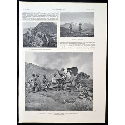 ABOVE VAL CAMONICA 1915 Robert Vaucher FRANCE WORLD WAR I PRINT
