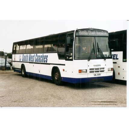 Colour Photograph of South West Coaches Ltd.- UIL 1335 ex Excelsior, Bournemouth