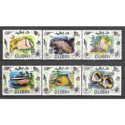 DUBAI 1969 poissons OBLITERE ( USED ) LOT 37