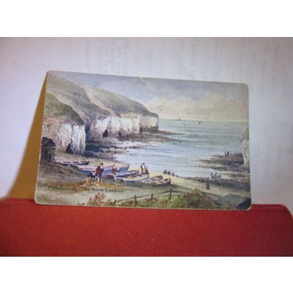 NORTH LANDING, FLAMBOROUGH, YORKSHIRE used antique postcard 1907 pm =