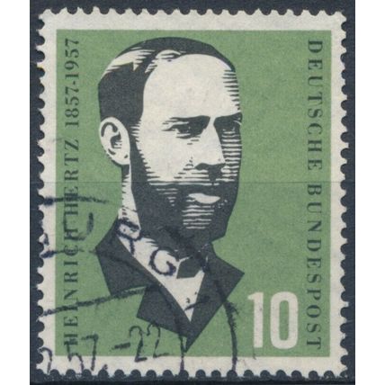 Birth Centenary of Hertz - West Germany 1957 - F H - MiNr 252