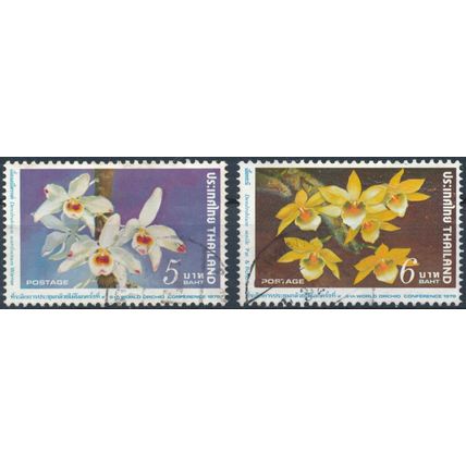 9th World Orchid Conference: 5b & 6b - Thailand 1978 - F H - MiNr 867/8