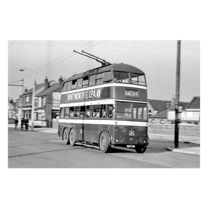 pt9565 - Doncaster Trolleybus , Sandford Road , Balby , Yorkshire - print 6x4