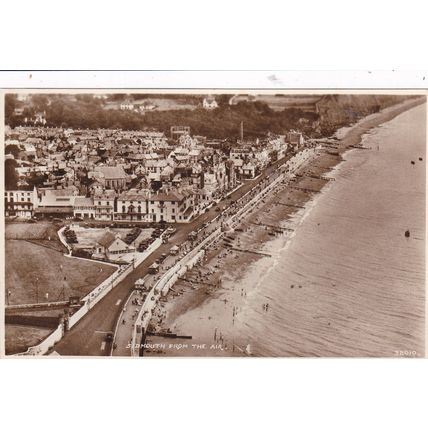 E595 SIDMOUTH FROM THE AIR