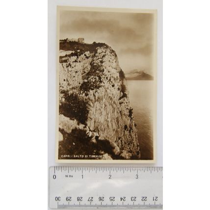 1943 postcard Salto Di Tiberio, Capri, Italy