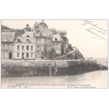 76 - Saint-Valery-en-Caux - Quai d'Aval - château trompette