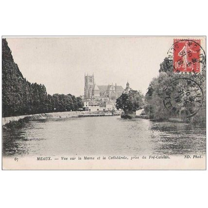 77 - Meaux - VUE SUR LA MARNE ET LA CATHEDRALE
