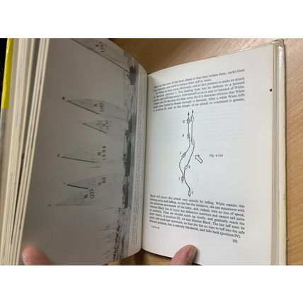 1964 1ST UK EDITION "YACHT RACING TACTICS" JOACHIM SCHULT HARDBACK BOOK (P4)
