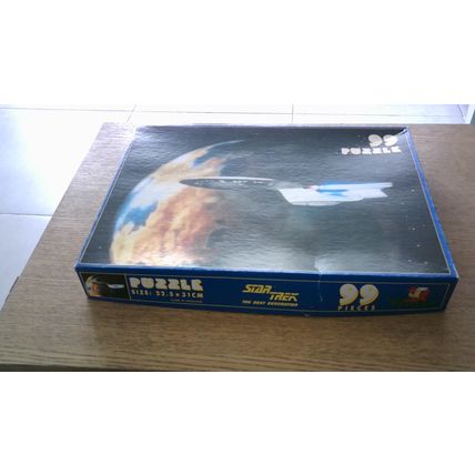 STAR TREK: THE NEXT GENERATION: USS ENTERPRISE Jigsaw Puzzle (99 Piece) VINTAGE