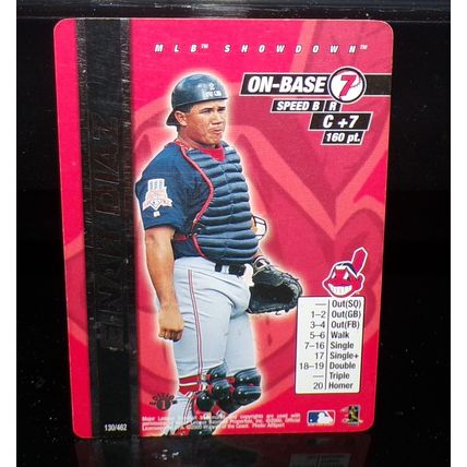MLB SHOWDOWN 2000 1st EDITION EINAR DIAZ CARD #130/462