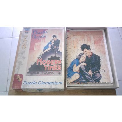 CHARLIE CHAPLIN: MODERN TIMES Movie Poster Jigsaw (750 Piece) Clementoni Cinema