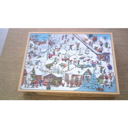 CHRISTMAS AT SKI RESORT Jigsaw Puzzle (1000 Piece) Studio Retail