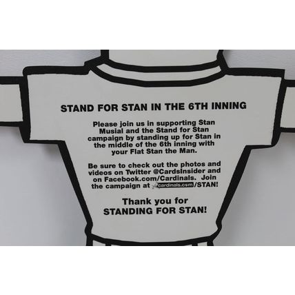 Stan Musial Signed Autographed Stan Musial 12x16 Stand Up Display - JSA Lot LOA