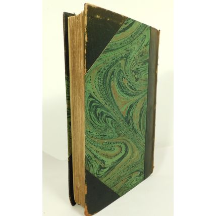 Antique Signed Rene Bazin Leather French Text Book La Douce France 1924 Illustd