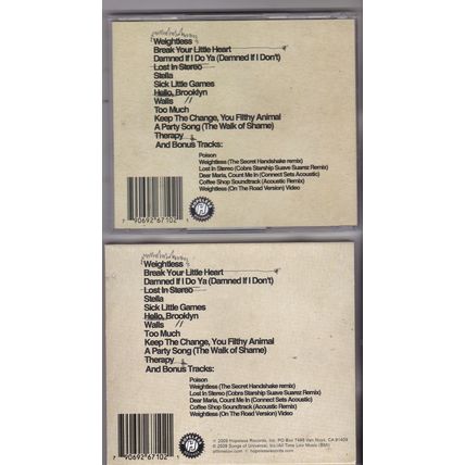All Time Low : Nothing Personal. (2009) CD album.