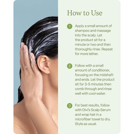 Divi Volumizing Shampoo and Conditioner Set for Women and Men - Lightweight Hair