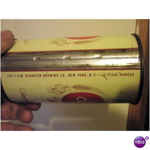 Schaefer Flat-Top 12 oz. Beer Can FREE SHIPPING!!!