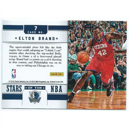 2012-13 Prestige Stars of the NBA - #7 - Elton Brand