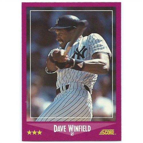 1988 Score - #55 - Dave Winfield