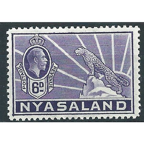 Nyasaland 1934 SG120 6d Violet Mounted Mint .. ..