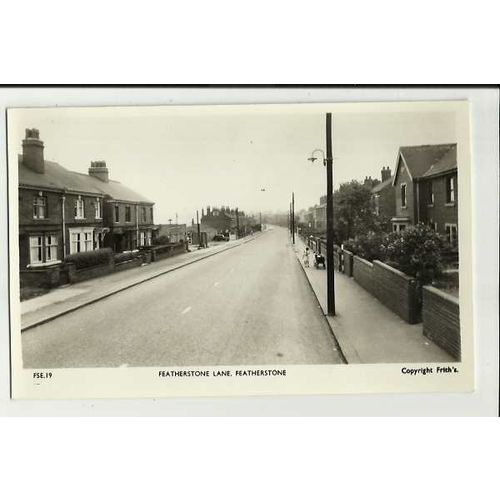 Yorkshire FEATHERSTONE Featherstone Lane Postcard by Frith (FSE.19)