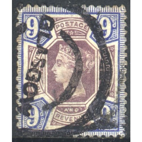 GB 1887 - SG209 - 9d purple & blue - Glasgow cancel - QV - used