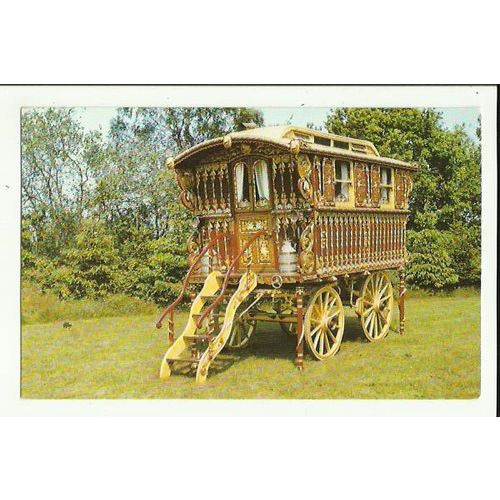 Hampshire HOLLYCOMBE Showman's Living Wagon Postcard