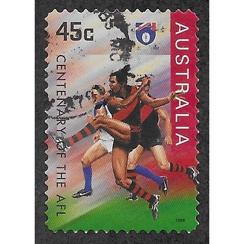 AUS 1996 45c(S/A) 'CENTENARY OF THE AFL' FINE USED (EBID63-066)
