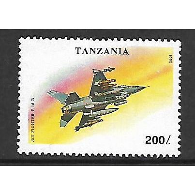 TANZANIA 1993 MILITARY AIRCRAFT 200s F -16 FIGHTING FALCON SG 1679 U/M MINT