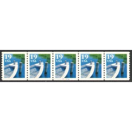 2529 19c Fishing Boat Very Fine MNH PNC 1A2424/5 P0143