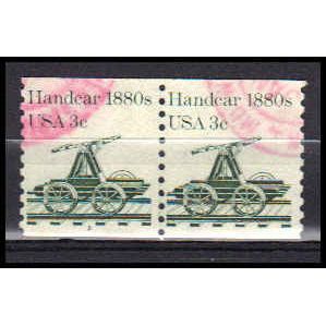 Used 1898 3c Handcar Fine CNP Left 3 PA0319