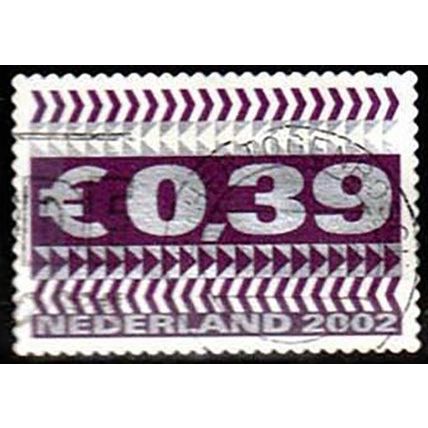 Netherlands 2001 Numeral 0,39€ Used Stamp Standard Letter