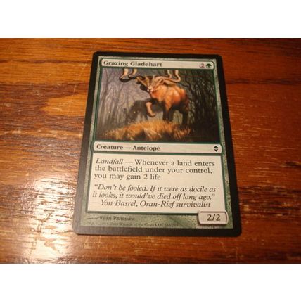 Magic The Gathering, MTG, 5-Cards, 1993-2009, GRAZING GLADEHEART, nm