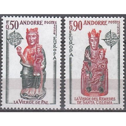 Andorre Français 1974 Michel 258 - 259 Neuf ** Cote (2008) 55.00 € Europa CEPT