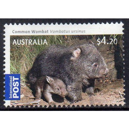 Australia 2009 Australian Bush Babies - Wombat $4.20 International Post Used