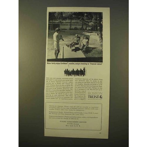 1963 Boston Trust Ad - Investing Financial Cabinet