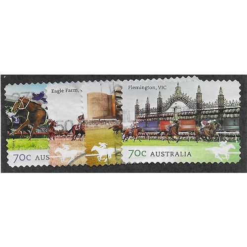 AUS 2014 (SET) (S/A) 'AUSTRALIAN RACECOURSES' (4v) FINE USED (EBID64-419)