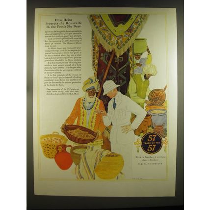 1926 Heinz 57 Varieties Ad - How Heinz protects the housewife in the foods