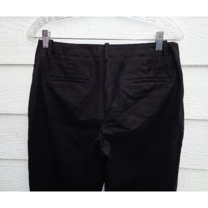 Womens Talbots Black Cropped Pants Size 6 32x27 Capris