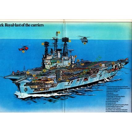 HMS Ark Royal Ship - 1972 Article