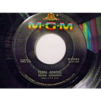 Mark Dinning-Teen Angel / Bye Now Baby-45rpm-1959-VG+